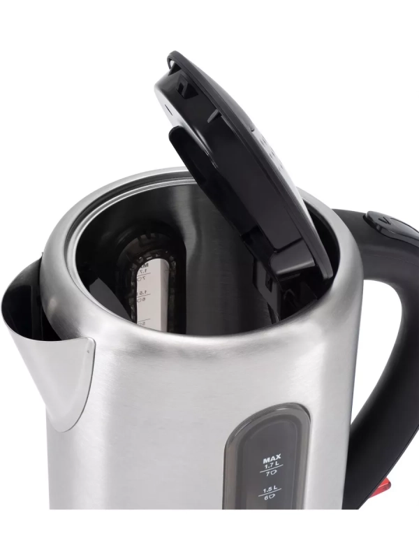 Чайник HYK-S9909 1,7л 2200Вт серебристый (металл)