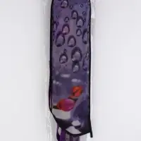 Зонт автоматический Olivia, эпонж, 3 сложения, 8 спиц, R=47/55 см, d=94 см, МИКС