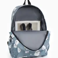 Рюкзак школьный &laquo;Мишки&raquo; для девочки, с пеналом, 3 кармана, 28&times;12&times;43 см, серый