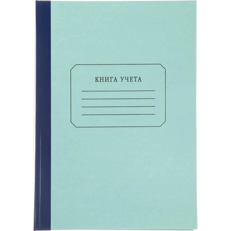 Книга учета амбарная в линейку 96л.обл.плотн.картон г/б