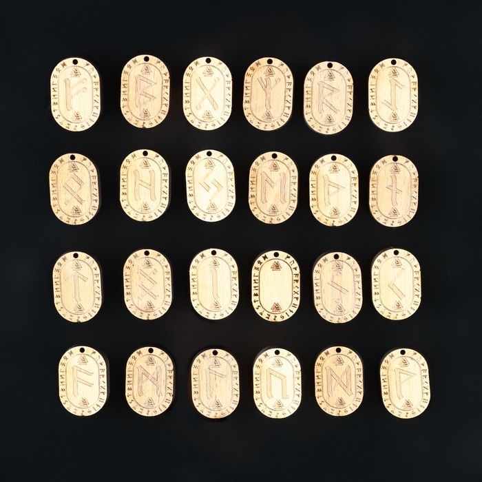 Руны для гадания Руны для гадания "Скандинавские", 25 шт, бук