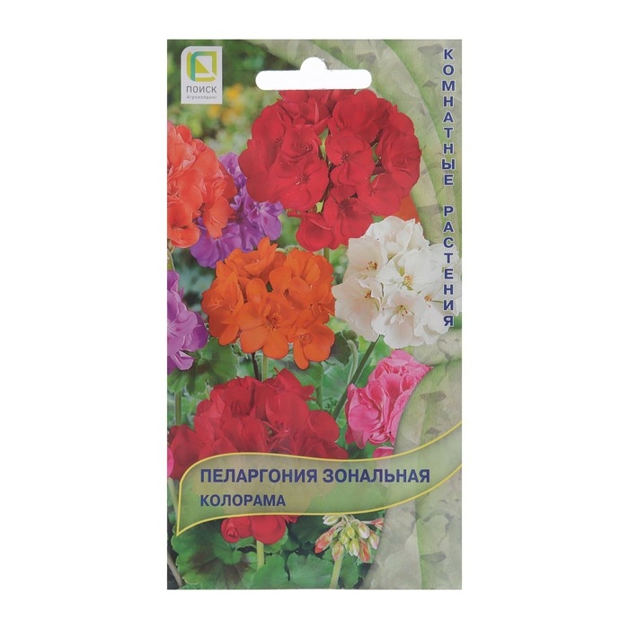 Семена цветов Пеларгония зональная  Семена цветов Пеларгония зональная "Колорама" 0,05 г