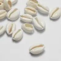 Бусины для творчества &laquo;Ракушка&raquo;, 2&times;1 см, необычная,14-18 мм, набор 20 шт., белые