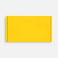 Лейбл из ПВХ Dzeta, M, желтый