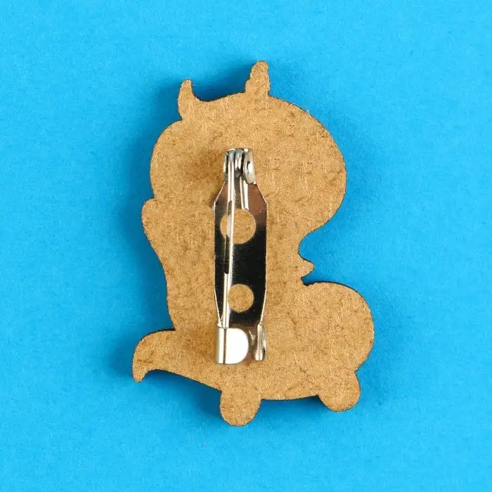 Значок деревянный «Единорог», 2,3 х 3,5 см Значок деревянный «Единорог», 2,3 х 3,5 см