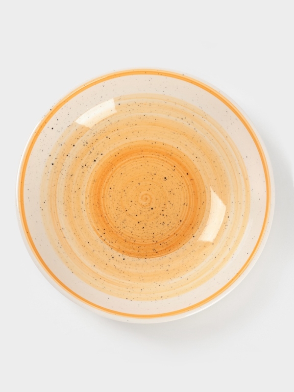 Тарелка глубокая Доляна Тарелка глубокая Доляна "А-ля Прима" 20см, 20х5, цвет оранжевый