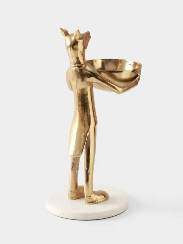 Конфетница &laquo;Волк угощает&raquo;, алюминий, 20&times;25&times;42 см