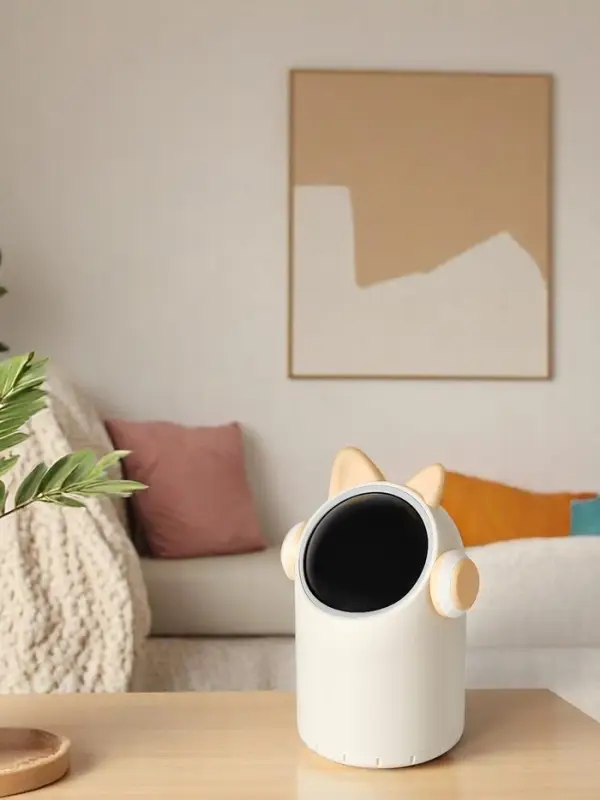 Ведро для мусора сенсорное, 2 л, в ушах и наушниках, бежевое Ведро для мусора сенсорное, 2 л, в ушах и наушниках, бежевое