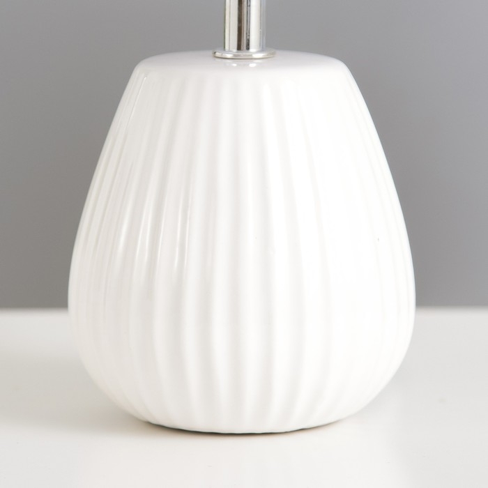 Настольная лампа Настольная лампа "Арнелла" Е14 40Вт белый 14х14х28 см RISALUX