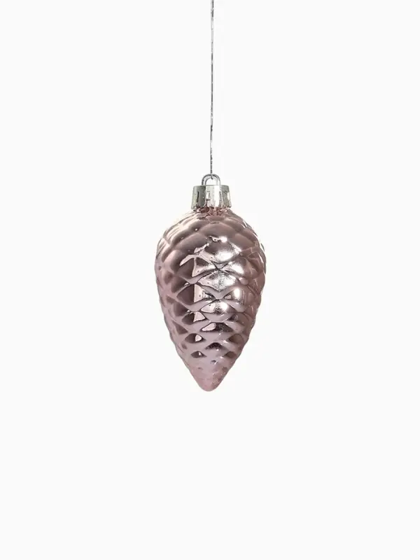 Ёлочные игрушки &laquo;Джоан&raquo;, новогодние, набор 10 шт., розово-зелёный