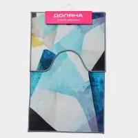 Коврики для ванной и туалета Доляна &laquo;Эмоции&raquo;, 2 шт., 50&times;80 см, 50&times;40 см