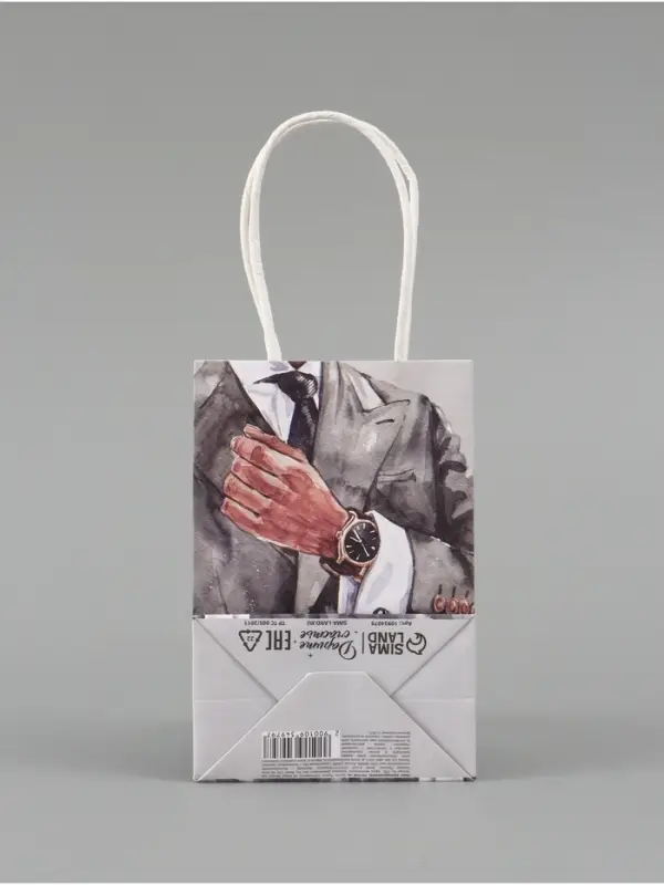 Пакет подарочный &laquo;Мужской&raquo;, 10 х 15 х 6 см