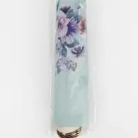 Зонт механический &laquo;Фиалки&raquo;, эпонж, 4 сложения, 8 спиц, R=47/55 см, d=94 см, МИКС