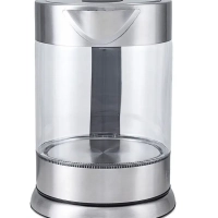 Чайник электрический стеклянный с подсветкой КТ-617 - 1.5 л