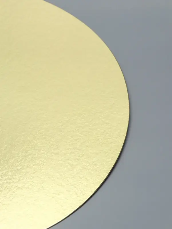 Подложка кондитерская, золотая 26 см - Набор 5 шт.