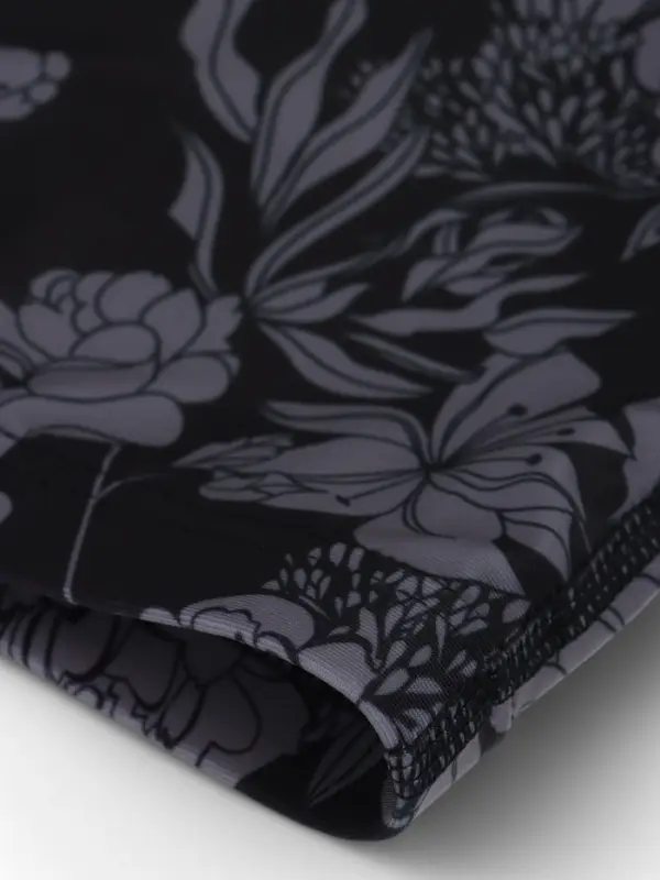 Шапочка для плавания взрослая ONLYTOP Flowers, тканевая, обхват 54-60 см