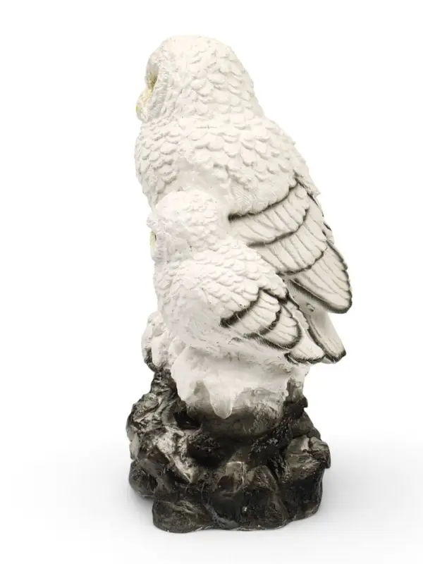 Садовая фигура из гипса &laquo;Совы полярные&raquo;, 36&times;18&times;19 см