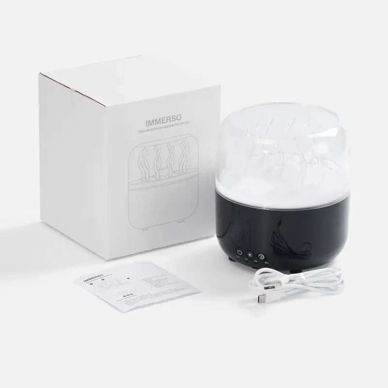 Увлажнитель-ароматизатор Immerso, черный Увлажнитель-ароматизатор Immerso, черный
