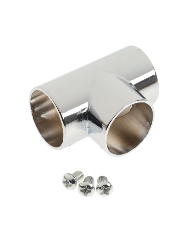 Муфта с 3-мя направлениями ТУНДРА, Т-образная, d=25 мм