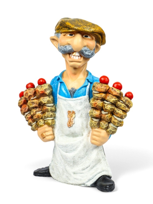 Садовая фигура из полистоуна «Шашлычник», 60×29×40 см Садовая фигура из полистоуна «Шашлычник», 60×29×40 см