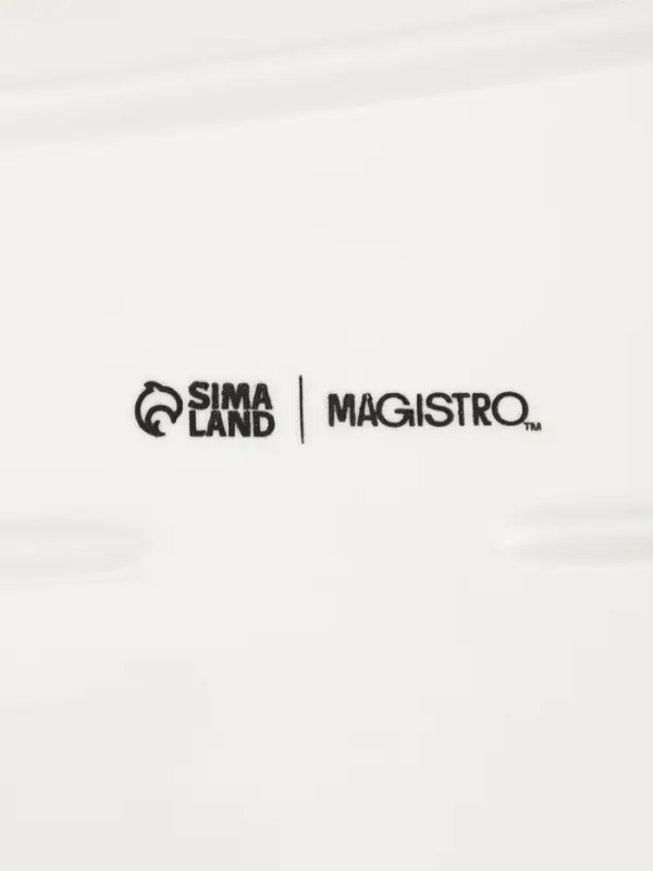 Блюдо Magistro &laquo;Бланш&raquo;, 33.5&times;16&times;5 см, фарфор, белое
