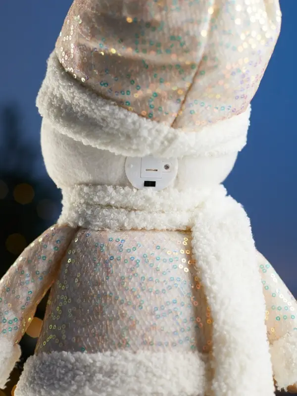 Фигура текстиль «Снеговик» 55-84 см, телеск-е ножки, 1LED, LR1130х3 (в компл.), Т/БЕЛЫЙ Фигура текстиль «Снеговик» 55-84 см, телеск-е ножки, 1LED, LR1130х3 (в компл.), Т/БЕЛЫЙ