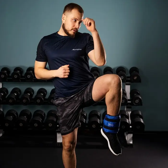 Утяжелители ONLYTOP, 2 шт. &times; 2 кг, цвет синий