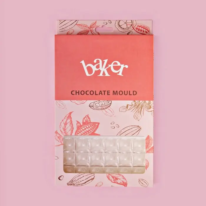 Форма для шоколада KONFINETTA &laquo;Поп-ит&raquo;, 27.5&times;17.5&times;2.5 см, 3 ячейки 15.3&times;7.5&times;0.8 см, пластик, прозрачная