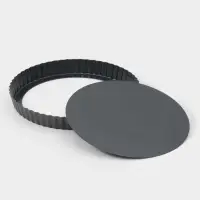 Форма для выпечки Доляна &laquo;Жаклин&raquo;, d=24 см, антипригарное покрытие, разъёмная, чёрная