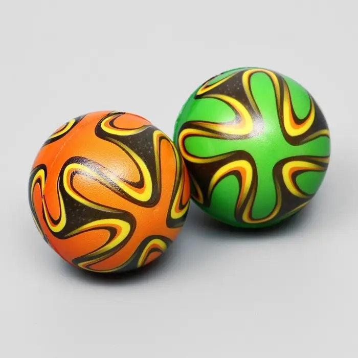 Мячик зефирный "Нептун", 6,3 см, микс цветов