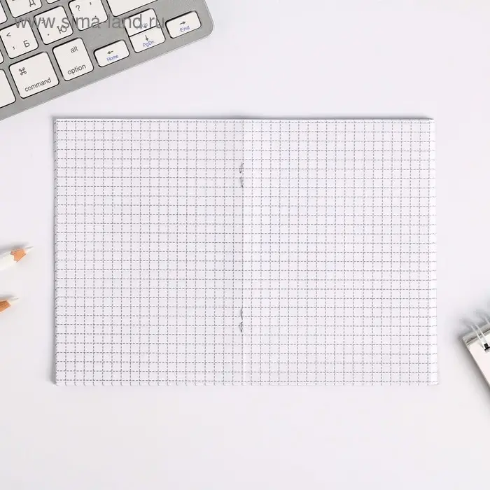 Блокнот А6, 32 л на скрепке, в клетку «Ты просто космос»