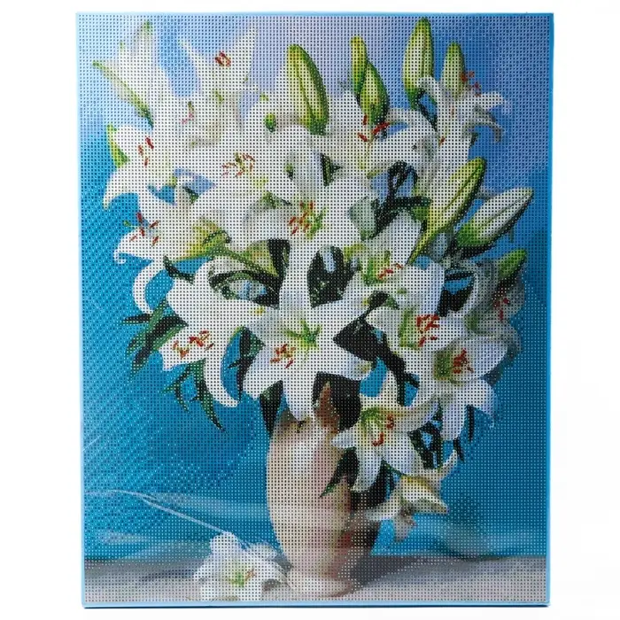 Алмазная вышивка полное заполнение &laquo;Лилии&raquo;, на раме, 40&times;50 см