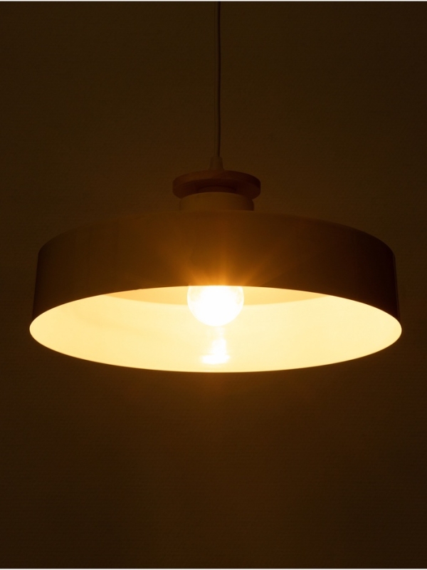 Светильник Timothy 1х40Вт Е27 пр-1м кремовый 32,5х32,5х12см