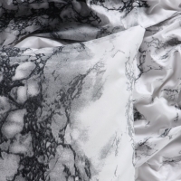 КПБ LoveLife евро White marble 200*217см, 215*240см,50*70см-2 шт, микрофибра,100% п/э
