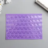 Набор уголков с кармашком для фотографий 102 уголка "Фиолет с прозр. плёнкой" 10,3х14,8 см