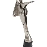 Фиксатор дверной LOCKLAND “козья ножка”, с автоподъемом, цвет хром Фиксатор дверной LOCKLAND “козья ножка”, с автоподъемом, цвет хром