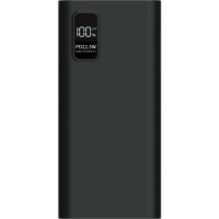 Внешний аккумулятор PERO PB07 30000 mAh,Li-Pol,output USB-C + 4USB-A,черный