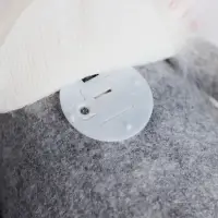 Светодиодная фигура &laquo;Гномик в красной шапке&raquo; 60 см, текстиль, 1 LED, от батареек LR1130&times;3, свечение тёплое белое