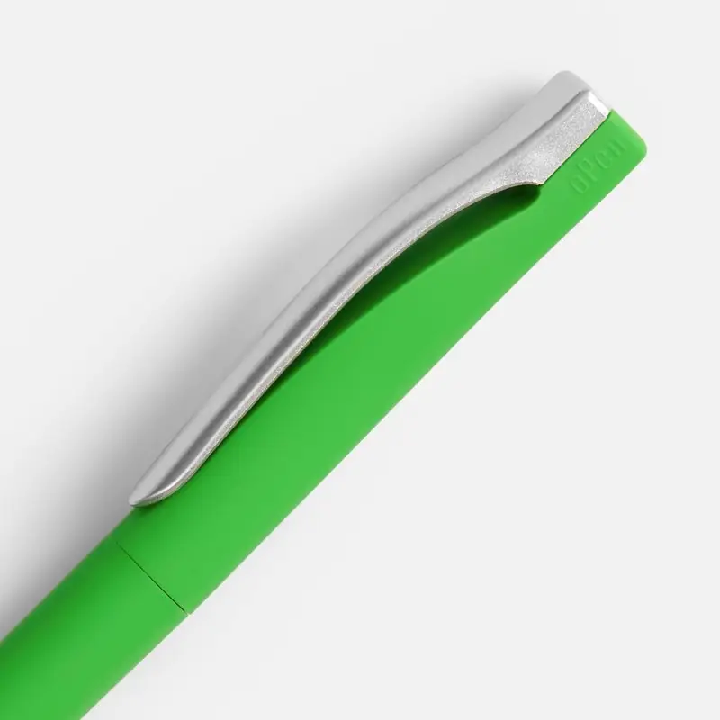 Ручка шариковая Pin Soft Touch, зеленая Ручка шариковая Pin Soft Touch, зеленая