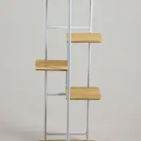 Подставка для цветов Greengo, 5 полок, 36&times;23&times;94 см, напольная, каркас металл, полки МДФ, белая