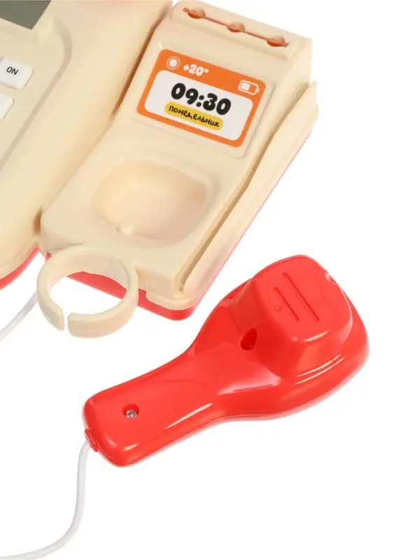 ZABIAKA Игровой набор "Касса-калькулятор" с аксессуарами, свет, звук