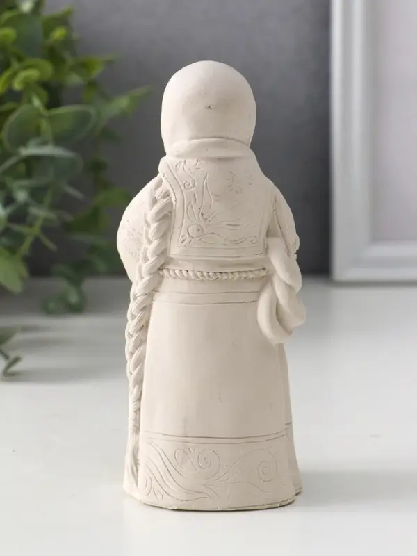 Фигурка - оберег &laquo;Берегиня Дуняша&raquo;, гипс, 13&times;6&times;6 см, натуральный