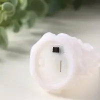 Светодиодная фигура &laquo;Ёлочка резная&raquo;, 8&times;4.5 см, от батареек 3хLR1130, свечение тёплое белое
