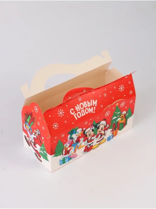 Коробка складная «Уютный Новый год», Микки Маус, 23 х 9 х 22,5 см Коробка складная «Уютный Новый год», Микки Маус, 23 х 9 х 22,5 см