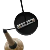 Светильник &laquo;Джон&raquo; 1&times;40 Вт Е27 черный/коричневый 17.5&times;15.5&times;42(142)см