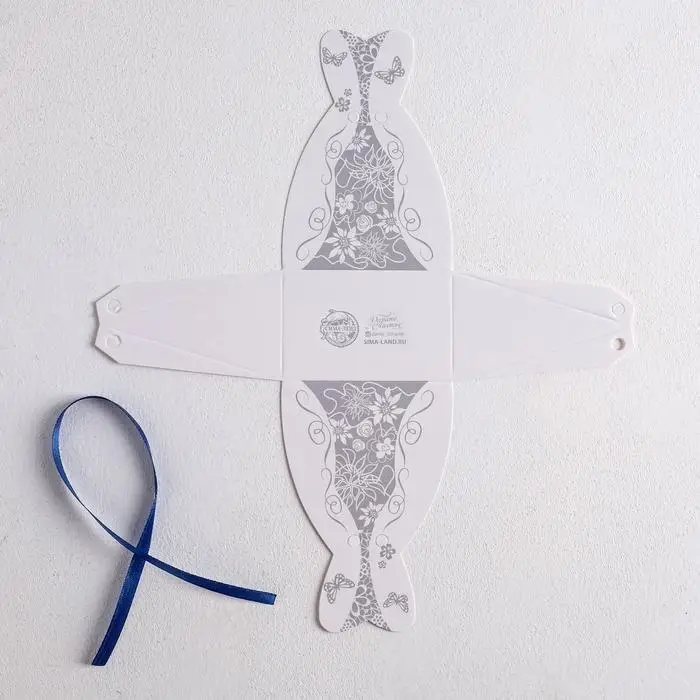Коробка бонбоньерка, упаковка подарочная, свадебная, упаковка подарочная, «Платье невесты», 6.5 х 9.5 см Коробка бонбоньерка, упаковка подарочная, свадебная, упаковка подарочная, «Платье невесты», 6.5 х 9.5 см