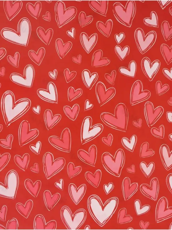 Бумага глянцевая двухсторонняя &laquo;Просто люблю&raquo;, 70&times;100 см