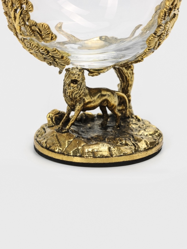 Бокал для коньяка Бокал для коньяка "Лев", 8.3 х 12.3, золото