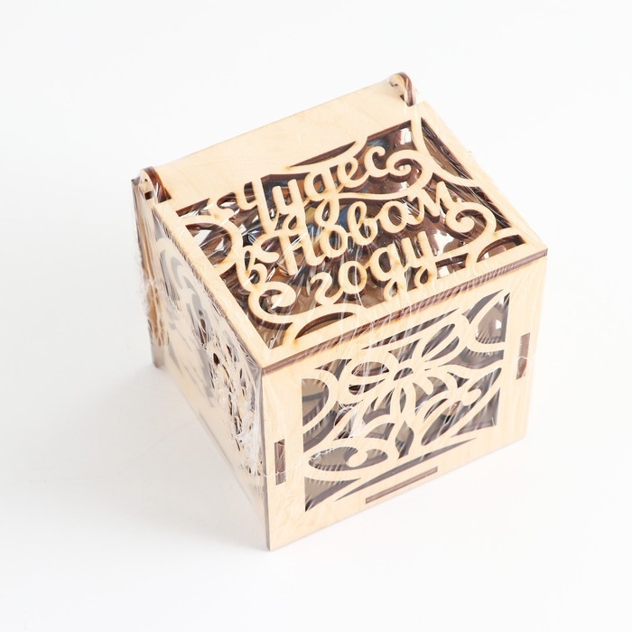 Ёлочные игрушки новогодние в деревянной коробке «Новый год: Ёлочные игрушки» Ёлочные игрушки новогодние в деревянной коробке «Новый год: Ёлочные игрушки»