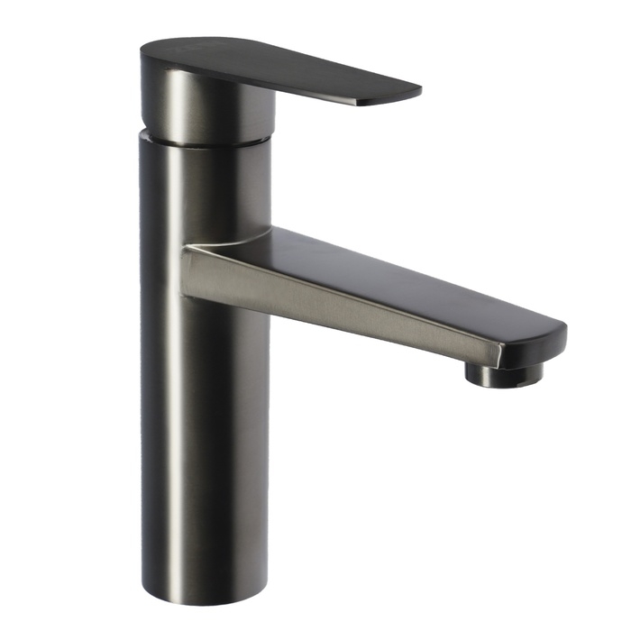 Смеситель для раковины ZEIN Z3761, однорычажный, высота излива 10.5 см, графит Смеситель для раковины ZEIN Z3761, однорычажный, высота излива 10.5 см, графит